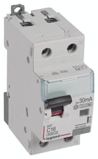 Legrand 411105 DX3 Fi/LS-Schalter C 16A 1P+N 6kA 30mA Typ F 230VAC 2TE