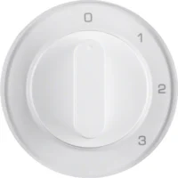 Berker Zentralstück mit Drehknopf 3S R.1/R.3 polar weiß 1096208900