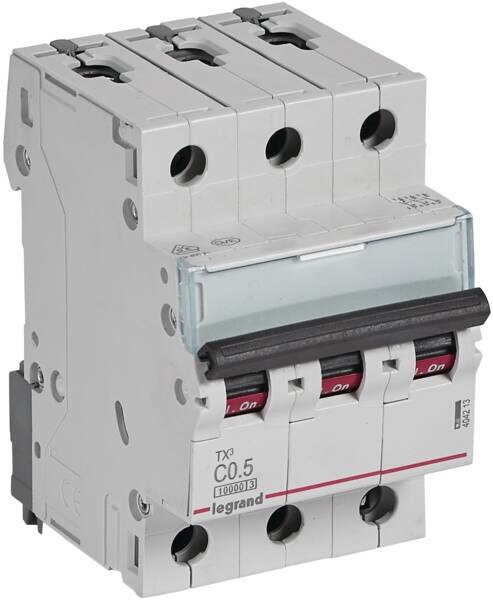 Legrand Legrand 404213 TX3 LS-Schalter C 0,5A 3-polig 10kA 400VAC 3TE