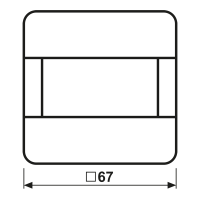 Jung Automatik-Schalter Standard IP44 CD 17180 WU GB
