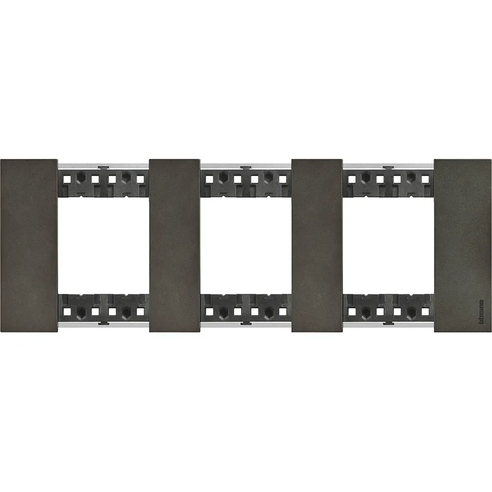 Legrand BTicino KA4802M3NG LivingNow Abdeck- rahmen 3x2-modulig in Farbausführung Space