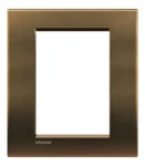 BTicino LNA4826BZ LivingLight Abdeck- rahmen für Kompaktinstallation 3+3M Bronze