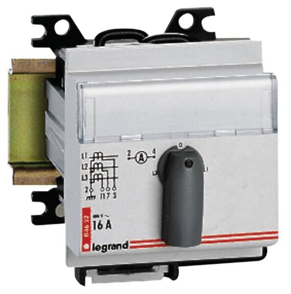 Legrand Legrand 004653 Voltmeter-Umschalter 7-Stellungen 3-phasig Umschalter 3TE