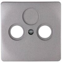 Kopp 491943183 Abdeckung für Antennen- steckdose TV/RF VENEDIG platin