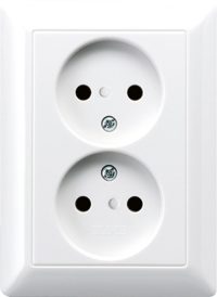 Jung Steckdose 2-fach 2-fach AS5010UWW