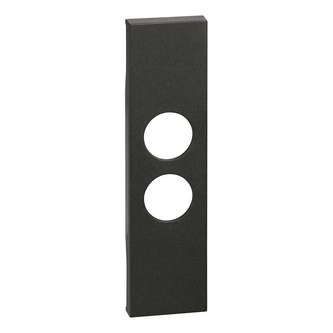 Legrand BTicino KG09 LivingNow 1M Abdeckung für Einsätze TV-SAT und Lichtsignal Black