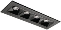 SG LEUCHTEN LED-Einbaustrahler 8W Konverter INSPIRE 212424 DALI 4LEDs schwarz 3000K weiß