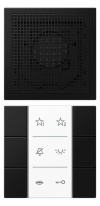 Jung SI AI LS 6 SWM Audio-Innenstation Serie LS graphitschwarz matt