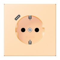 Jung LC1520-18C223 SCHUKO-Steckdose mit USB Typ C LC32060