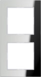Jung Glasrahmen 2-fach si/vers waage/senkrecht AC 582 GL SI