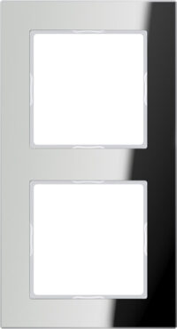 Jung Glasrahmen 2-fach si/vers waage/senkrecht AC 582 GL SI