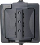 Kopp 955015016 NAUTIC AP-Feuchtraum Schutzkontakt-Steckdose mit Zahlenschlos