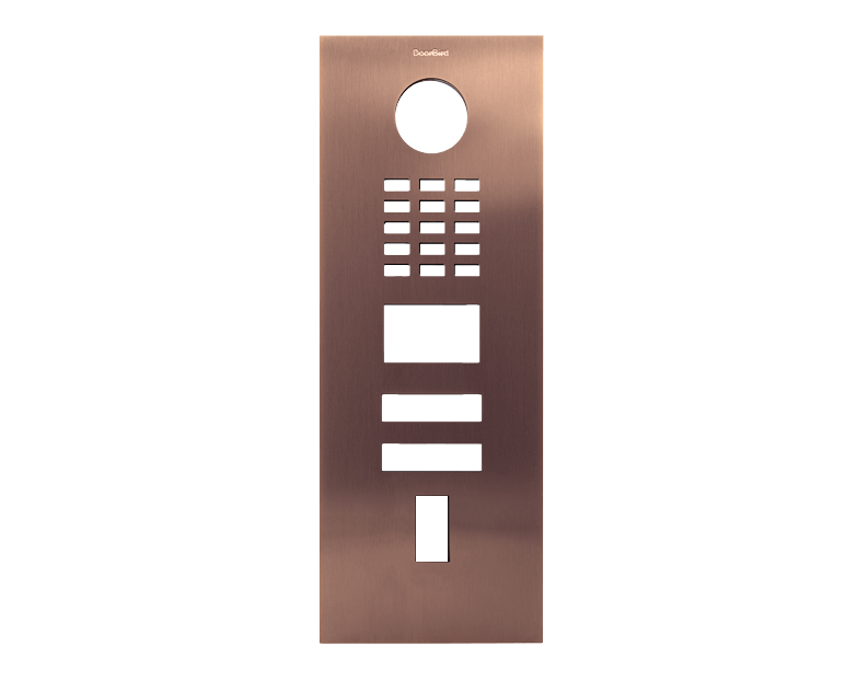 Doorbird DoorBird D2102FV Fingerprint 50/D2102FV EKEY Frontblende – Bronze-Optik (PVD)