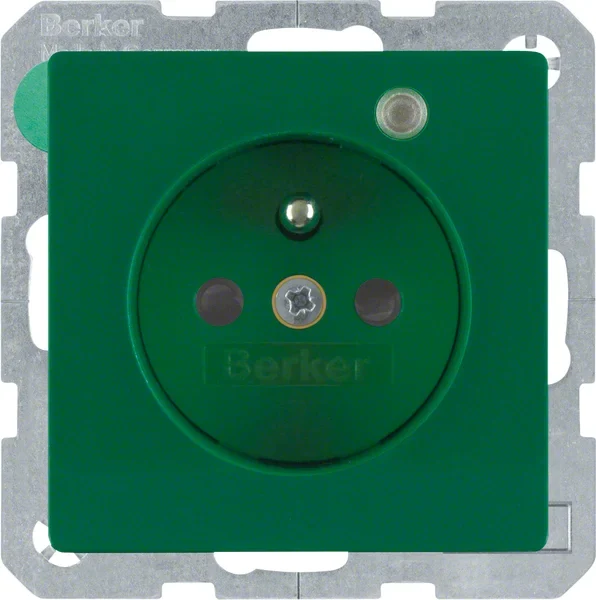 Berker Berker Steckdose gn samt Kontroll-LED 6765096013