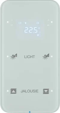 Berker Touchsensor 2-fach Glas polarweiß 75642160