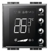BTicino LN4691 Unterputz Thermostat mit beleuchtetem Display 2M