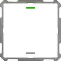 MDT technologies Taster Light 63 1-fach RGBW, reinweiß/glä, neutral BE-TAL63T1.01