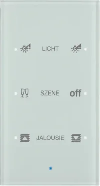 Berker Glas-Sensor 3-fach polarweiß 75143930