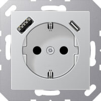 Jung SCHUKO Steckdose mit USB Typ AC A1520-15CAAL
