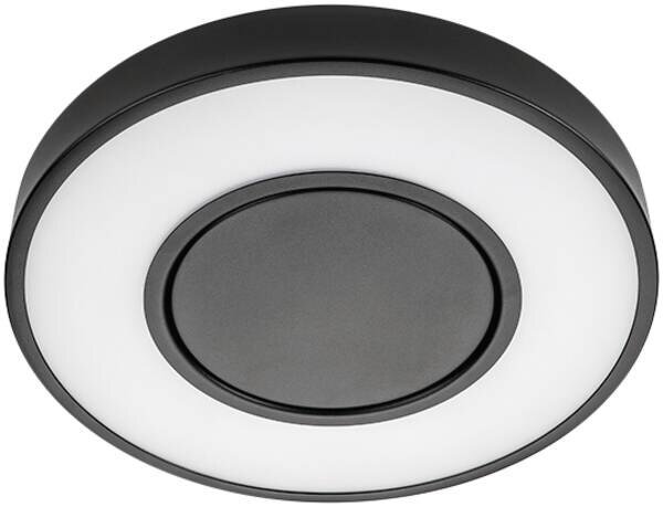 SG LEUCHTEN LED-Anbauleuchte 19W 2700K CIRCULUS 214000 1360lm schwarz Konverter