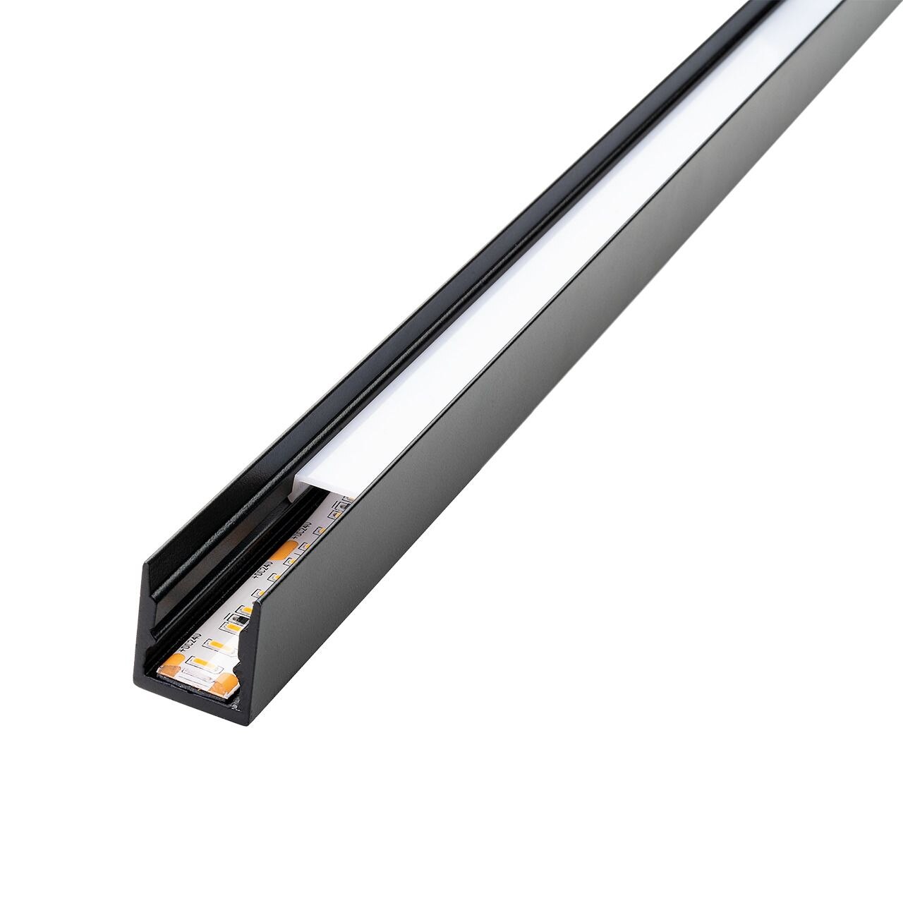 SG Leuchten SG LEUCHTEN Dekorelement schwarz Aluminium L1800mm 391478 H22mm
