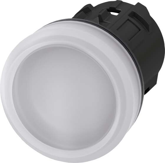 Siemens Siemens 3SU1001-6AA60-0AA0 Leuchtmelder 22mm rund Kunststoff weiß Linse glatt