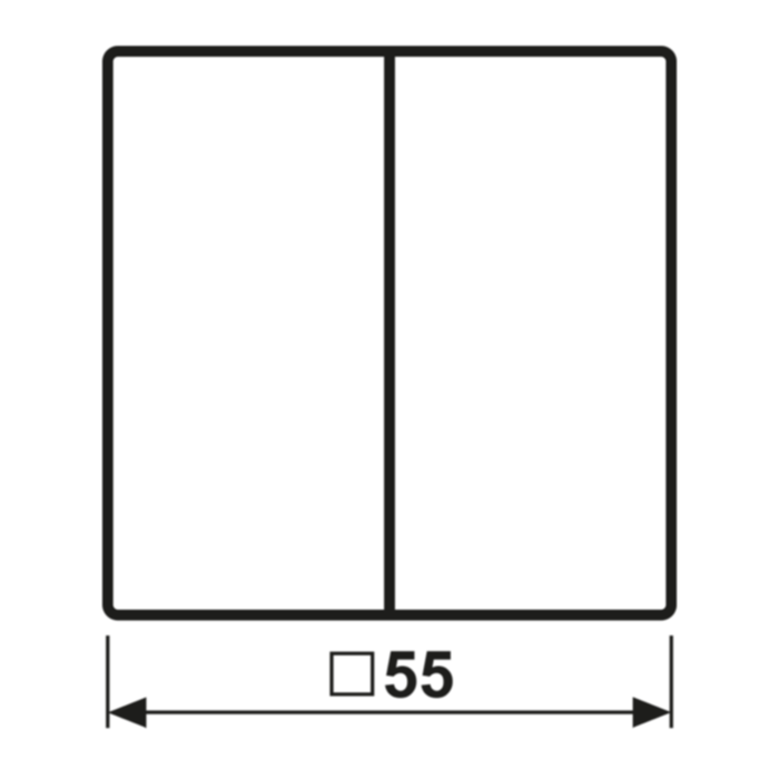Jung Wippe aws für Taster AS 591-5 WW – Bild 1