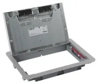 Legrand 088003 Deckel für Gerätebox mit Teppichrand 8/12Module Edelstahl