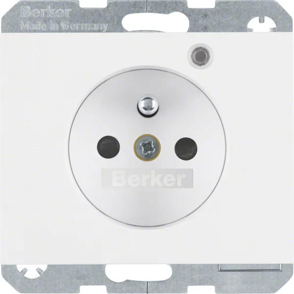 Berker Berker Steckdose Glas pws/gl Kontroll-LED 6765097009