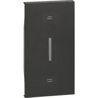 BTicino KG06M2 LivingNow 2M Tasten- abdeckung für Rollladenschalter Black