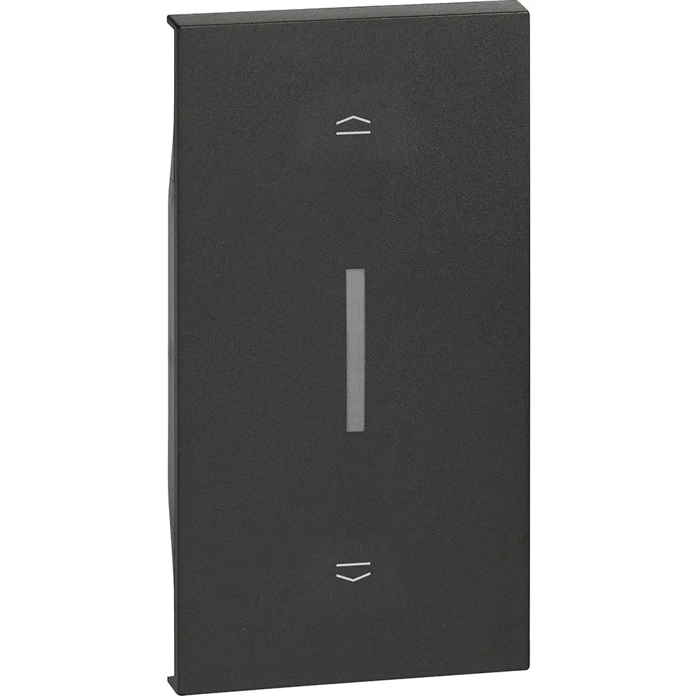 Legrand BTicino KG06M2 LivingNow 2M Tasten- abdeckung für Rollladenschalter Black