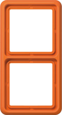 Jung Rahmen 2-fach orange waage/senkrecht CD 582 WU O