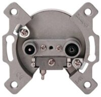 Kopp 923900180 Antennenstd.2-fach Sockel
