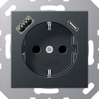Jung SCHUKO Steckdose mit USB Typ AC A1520-15CAANM