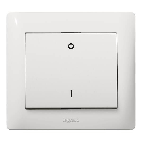 Legrand Legrand 777015 Wippe Aus mit Aufdruck 0/1 Galea ultraweiß