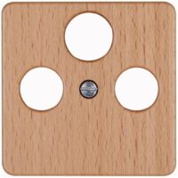 Kopp 357831007 Abdeckungfür TV/RF/SAT HK02 buche