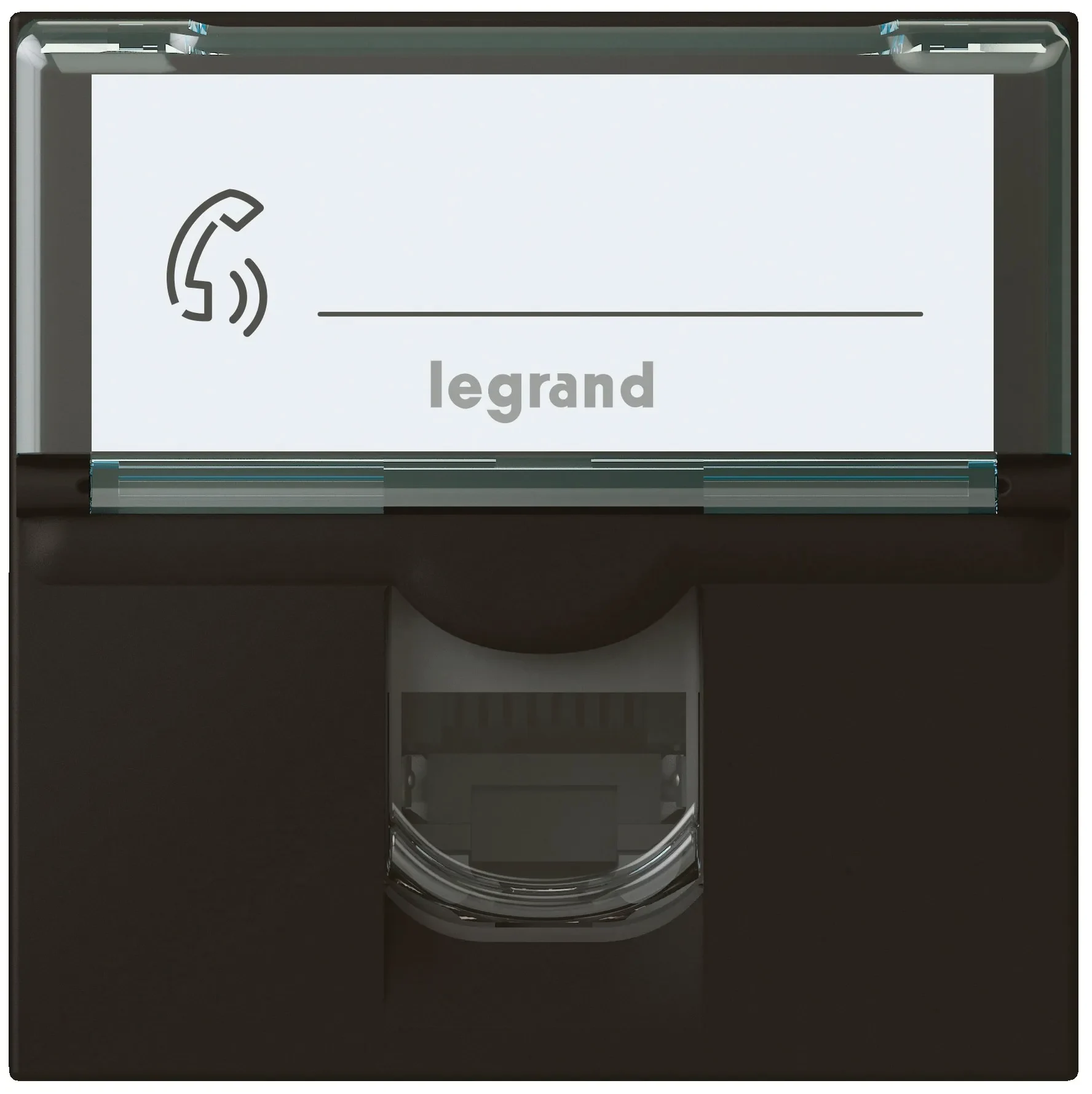 Legrand Legrand 079165L Einsatz 1xRJ45 Kategorie6A FTP 2-modulig Mosaic schwarz