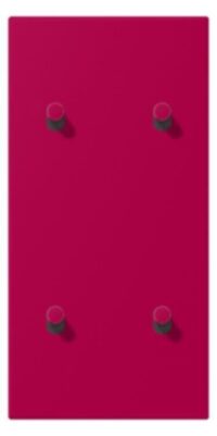 Jung LC12-25R0230 Abdeckung mit Kipphebel "Zylinder" 2x2 Kipphebel senkrecht LS 1912 rou
