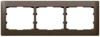 Legrand 771203 Rahmen 3-fach waagerecht Galea dark bronze