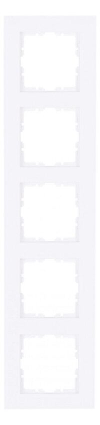 Kopp 407213005 HK07 PURE-Abdeckrahmen 5-fach Farbe:arktisweiß
