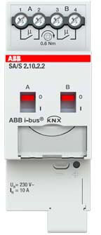 ABB ABB Stotz S&J Schaltaktor 2-fach, 10A, Reiheneinbaugerät SA/S2.10.2.2