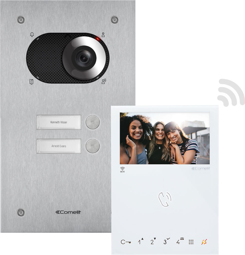Comelit Comelit Group Zweifamilienhauskit Switch 1xMonitorMini HFWiFi KVS2012