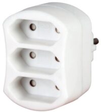 Bild vom Produkt: Kopp 471302003 Euroadapter Anschluss KS 3x2,5A 250V arktis-weiß