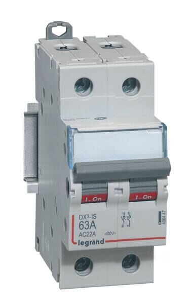 Legrand Legrand 406447 DX3 Lasttrennschalter 2-polig 63A 400VAC Kategorie AC-22A