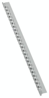 Legrand 037843 Kennzeichnungssystem Memocab Buchstabe:R schwarz auf weiß