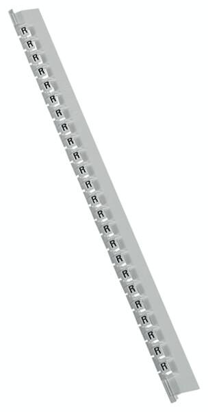 Legrand Legrand 037843 Kennzeichnungssystem Memocab Buchstabe:R schwarz auf weiß