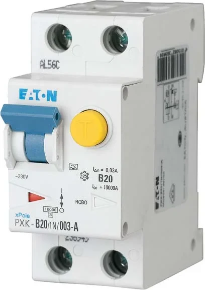 Eaton Eaton (Installation) FI/LS Kombination 20 A, 100 mA, C PXK-C20/1N/01-F