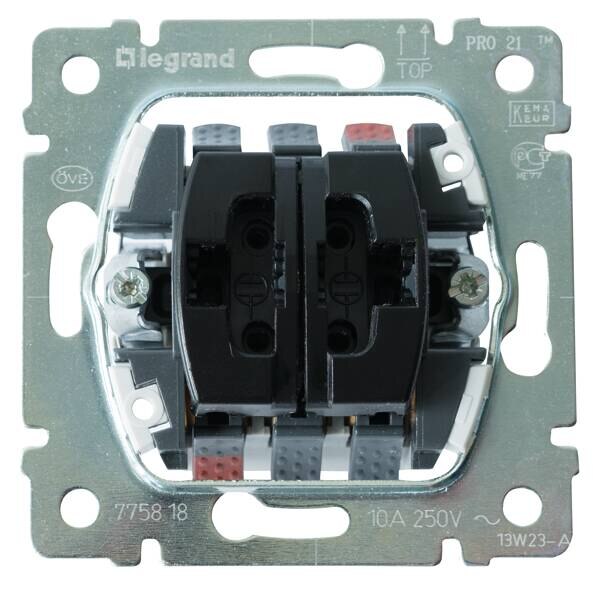 Legrand Legrand 775818 Einsatz Wipptaster Doppelwechselkontakt