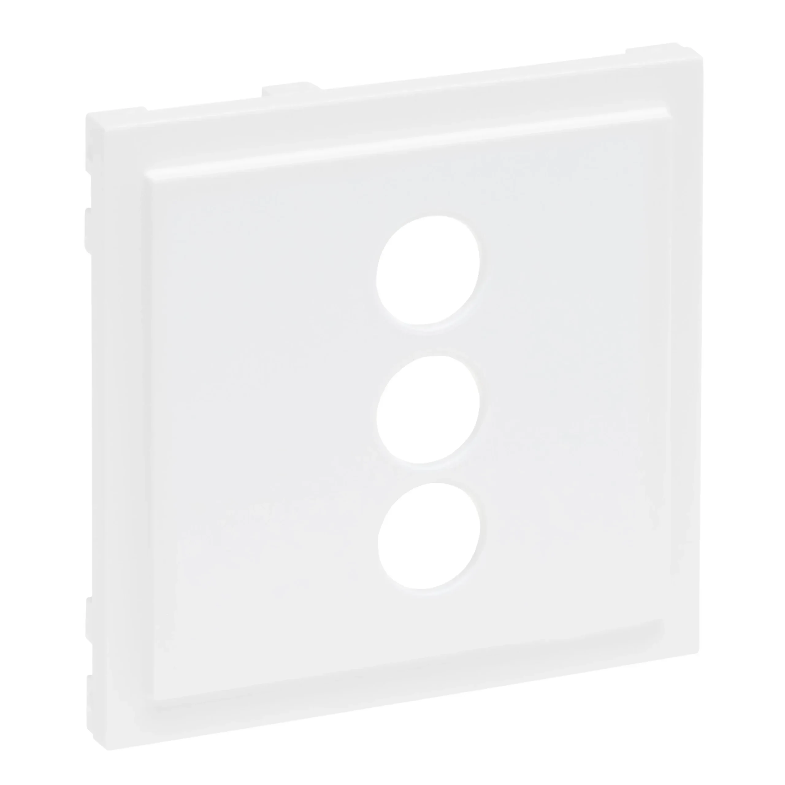 Legrand Legrand 765186 SEANO Abdeckung f.3-fach RCA (Cinch)-Anschlussdose Ultraweiß