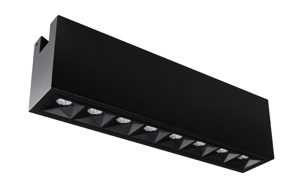 SG LEUCHTEN LED-Schienenstrahler 15W dimmbar 320779 Konverter 1LED schwarz 3000K weiß 950lm schwarz